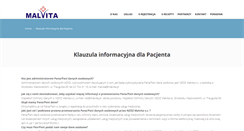 Desktop Screenshot of malvita.pl